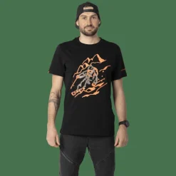 Blacklight Baumwollshirt Herren