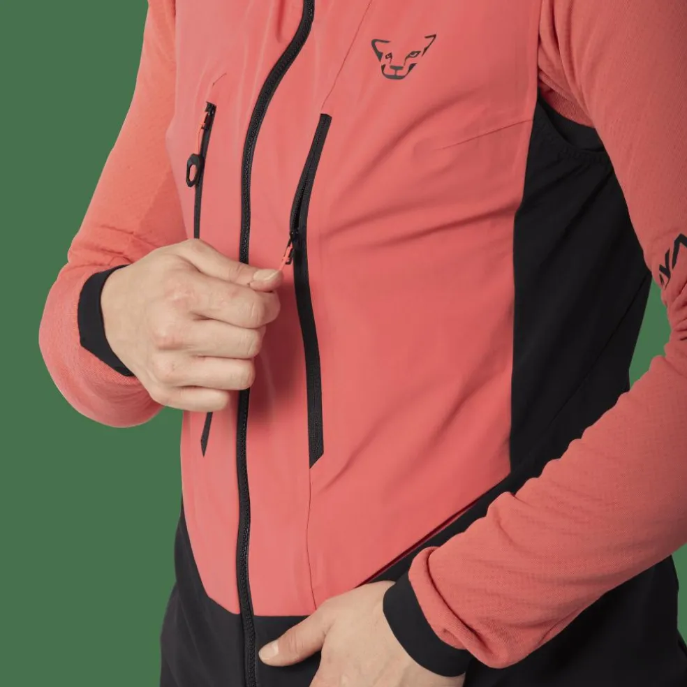 Blacklight Softshell Weste Damen