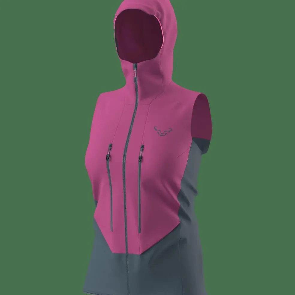 Blacklight Softshell Weste Damen