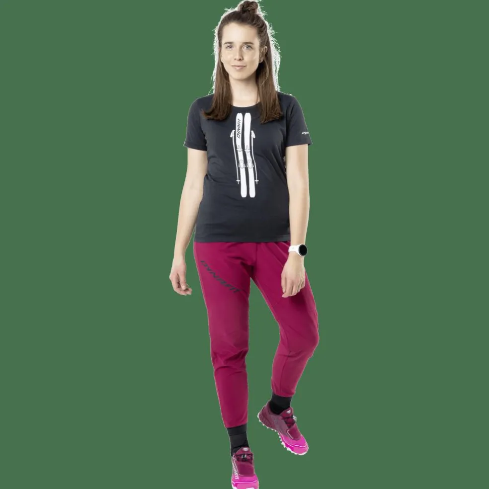 Graphic Cotton T-Shirt Damen