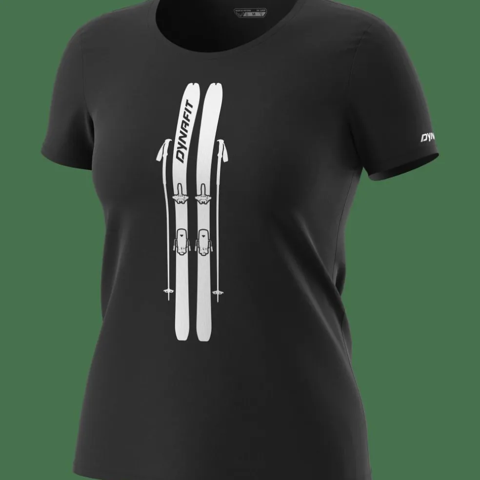 Graphic Cotton T-Shirt Damen