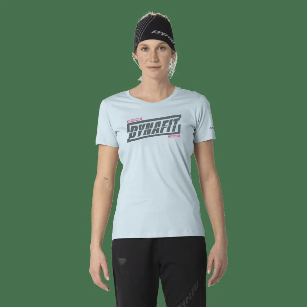 Graphic Cotton T-Shirt Damen