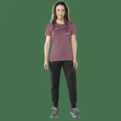 Graphic Cotton T-Shirt Damen