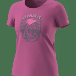 Graphic Cotton T-Shirt Damen