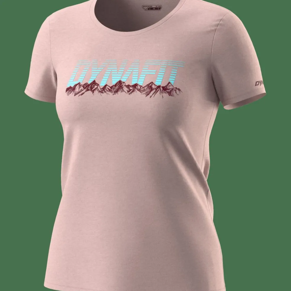 Graphic Cotton T-Shirt Damen