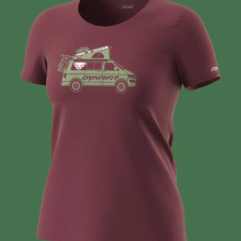 Graphic Cotton T-Shirt Damen
