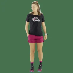 Graphic Cotton T-Shirt Damen
