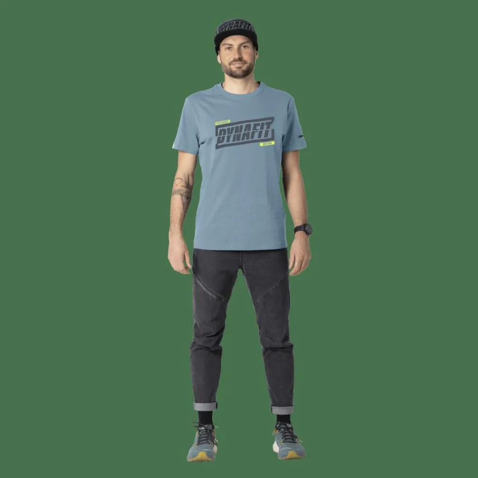 Graphic Cotton T-Shirt Herren